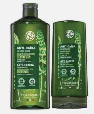 YVES ROCHER HAIR CARE ANTI-HAIR LOSS SETx2(STIMULATING SHAMPOO+CONDITIONER) NEW!