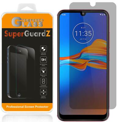 Privacy Anti-Spy Tempered Glass Screen Protector Saver For Motorola Moto E6  Plus