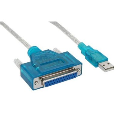 InLine Adapter USB  Parallel 25pol Sub D Drucker 1.8m