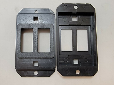 P52B1-15 SIGMA SWITCHES REPLACEMENT BASE DOUBLE SWITCH BLACK