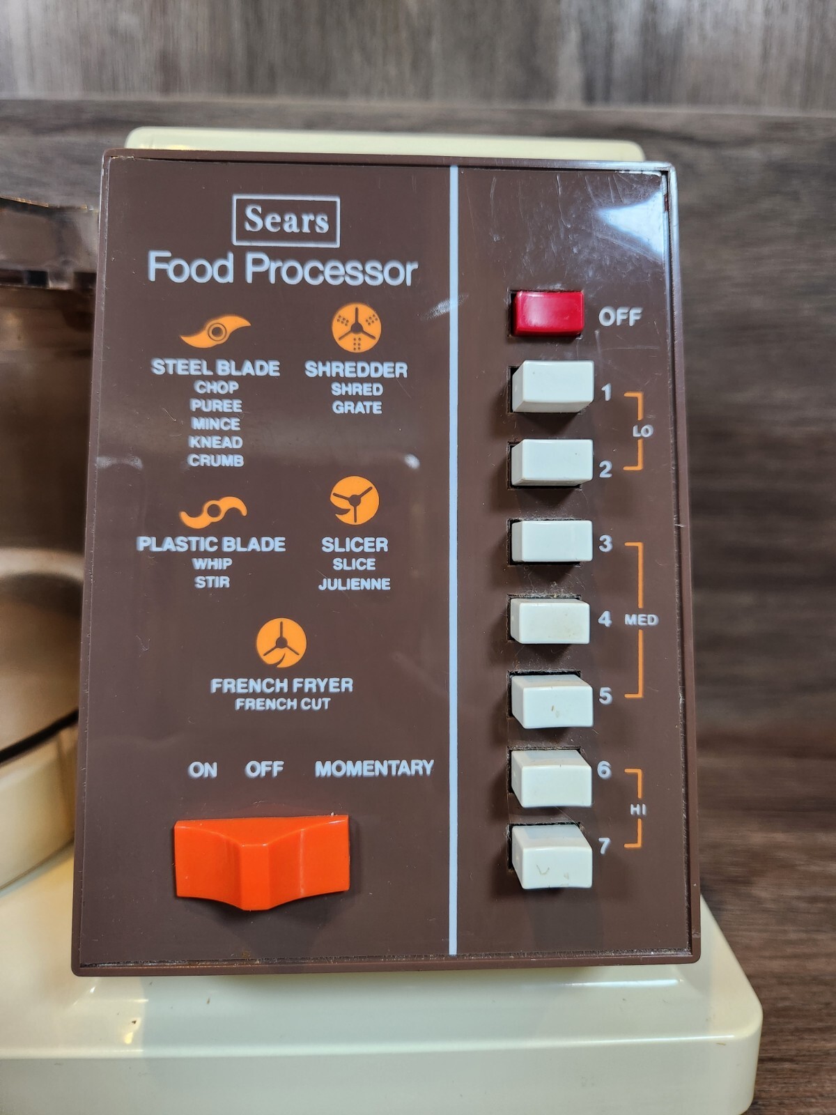 Vintage Sears Roebuck 7 Speed Counter Craft Food Processor Model 400.