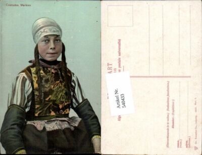 540433,Volkstypen Typen Marken pub Dr. Trenkler Mar.7 Niederlande Holland Tracht