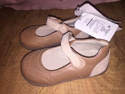 VERTBAUDET Baby Kind Mädchen Ballerinas Halbschuhe EchtLeder gr 24 NEU Etikett