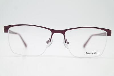Brille Marion Ramm 04F76 Violett Bronze Halbrand Brillengestell eyeglasses Neu