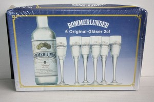 6 Bommerlunder Aquavit Glaser 2 Cl Ebay