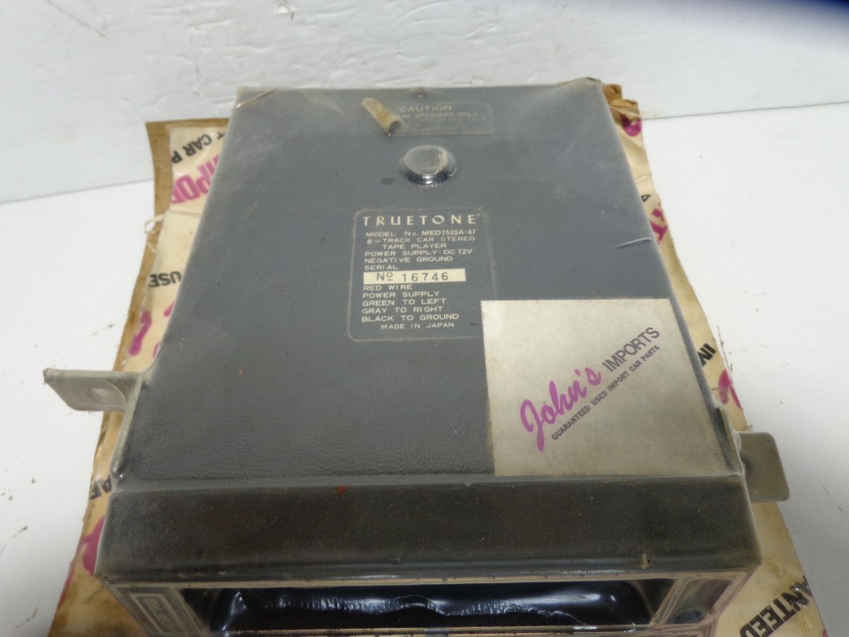 Lecteur 8 Pistes Truetone Under Dash - Modèle 4 DC 7008 - Vintage Japonais
