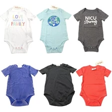 Cat & Jack Baby Boy Short Sleeve Bodysuit Assorted Color & Print Size 3-6M-18M