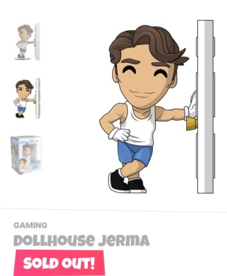 Youtooz * Dollhouse Jerma* Vinyl Figure * NEW * In Hand * Sold Out!
