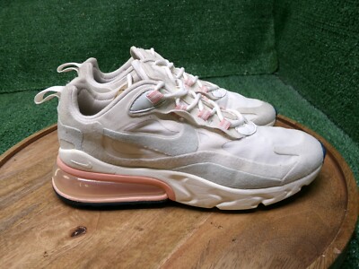 Nike Womens Air Max 270 React Beige Athletic Shoes Sneakers Size 7.5 AT6174-100