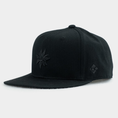 Bavarian Caps Edelweiß Black Edition Snapback Cap Basecap Kappe Stickerei Neu