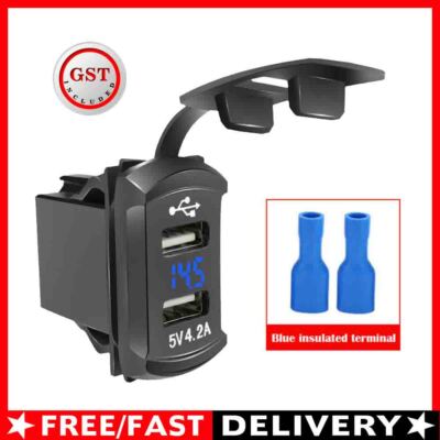 4 In 1 Marine Switch Panel, 12V 4.2A Dual USB Charger Socket Power - Foto 3