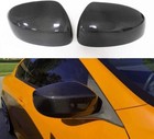 Dry Real Carbon Fiber Side Mirror Cover Cap Add For 09-15 INFINITI G25 G37 Q40