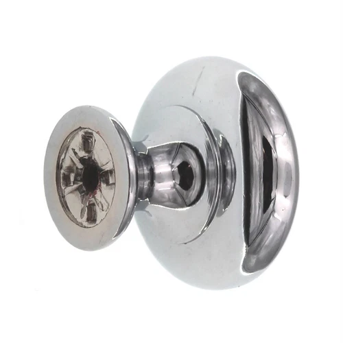 Top Knobs Somerset Mushroom 1 1/4" Round Cabinet Knob Polished Chrome M280 - Picture 3 of 3