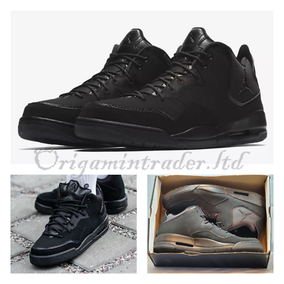 Nike Jordan Courtside 23 'Triple Black' AR1000-001 Size 17 UK