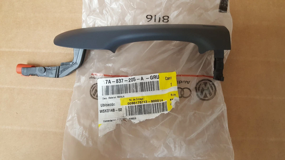 17A837205A GRUGENUINE VW LEFT DOOR HANDLE KEYLESS ENTRY PRIMED | eBay