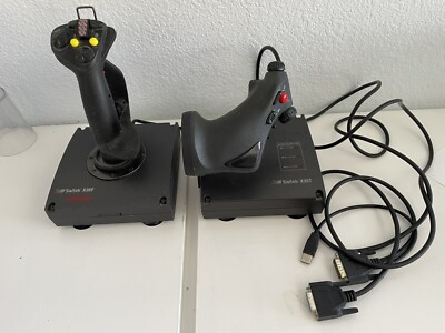 SAITEK X35T & X36F FLIGHT SIMULATOR JOYSTICK & THROTTLE CONTROLLER