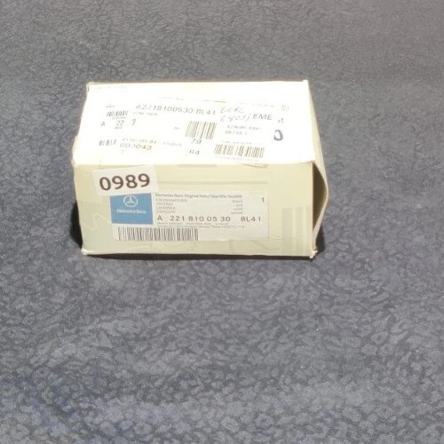 Cendrier cuir marron de porte origine Mercedes-Benz Classe S W221 A2218100530 - Immagine 3 di 4