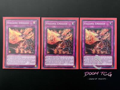 YuGiOh Volcanic Inferno LD10-EN024 SR 1st Ed (x3) Axel Brodie