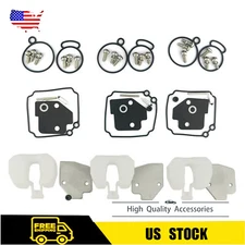 3Pcs Carburetor Repair Kit For Tohatsu M40 50HP 2T Outboard 853780A2 3C8-87122-1
