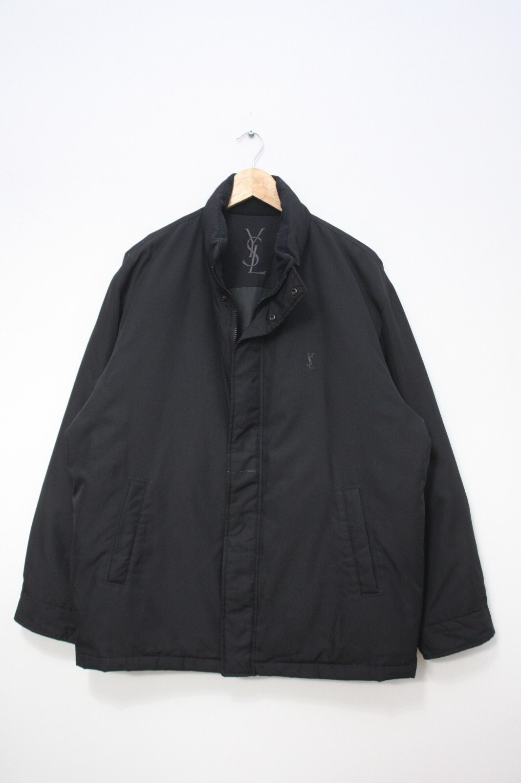 Yves Saint Laurent piumino nero imbottito uomo L