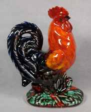 Anita Harris Figure - COCKEREL - Signed To Base In Gold - Ht 17cm