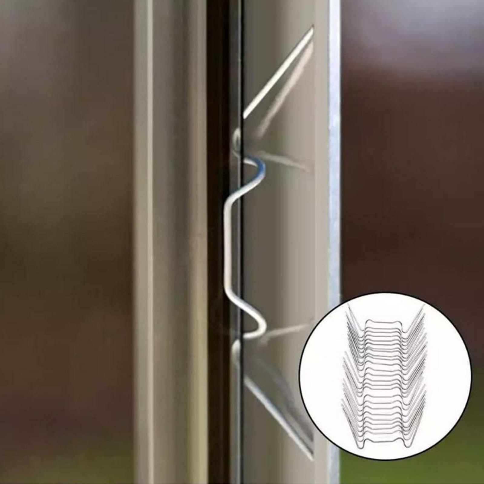 60PCS Stainless Steel Greenhouse Glass Window Panel Clips Green House W