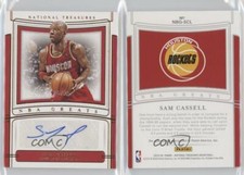 2019 Panini National Treasures NBA Greats Signatures Bronze /25 Sam Cassell Auto