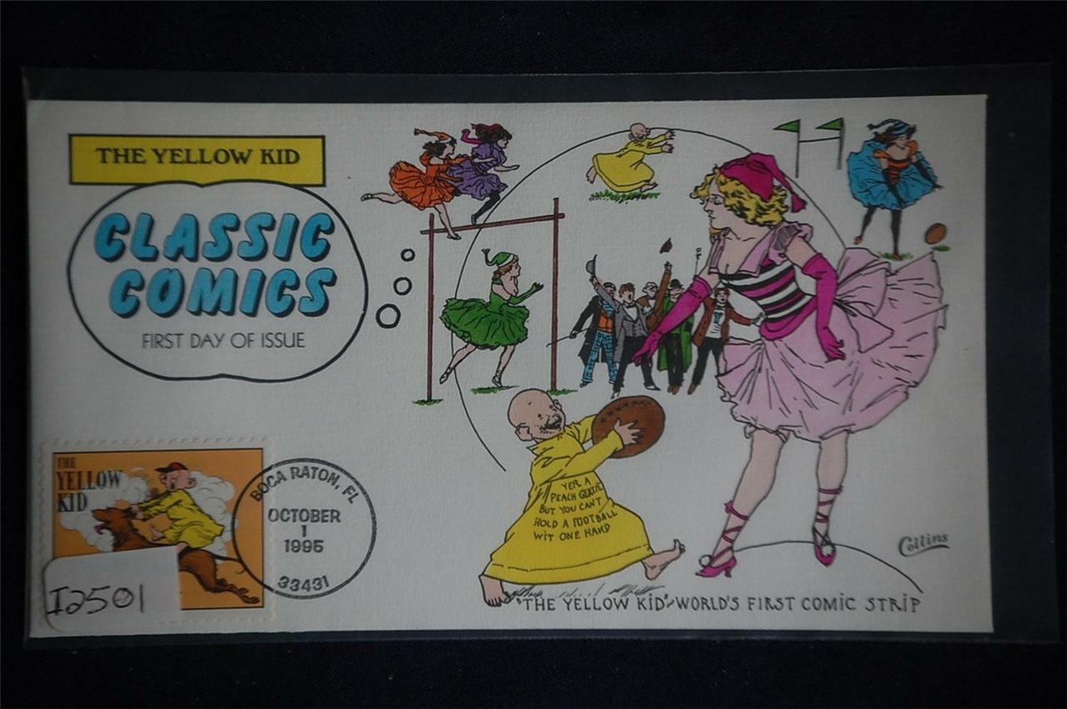 Comic Classics The Yellow Kid 32c Stamp FDC HP Collins#I2501 Sc
