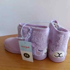 Cat Jack Cozy Lavender Toddler Boots - Size 11