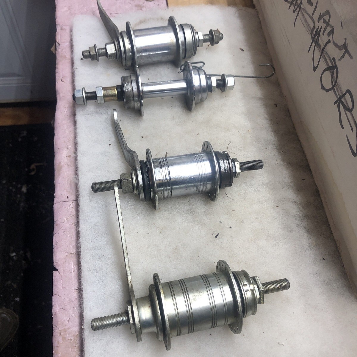 Vintage Bicycle Rear Brake Hubs Box Lot A2 Bendix Etc