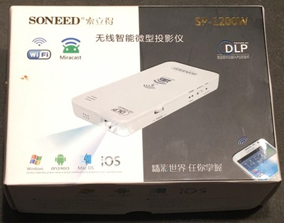SONEED Mini Projector DLP Texas 