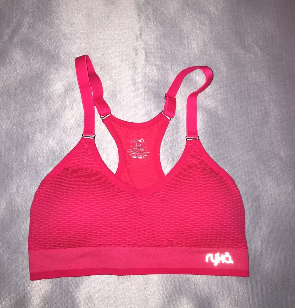 Women's Ryka Seamless Athletic Padded Sports Bra Size : SMALL