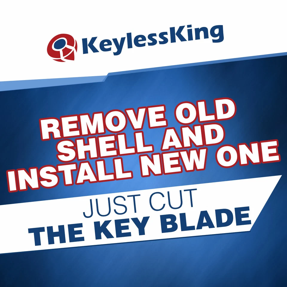 Fits 2012 Kia Rio 5 Keyless Entry Remote Shell Key Case NYOSEKSAM11ATX 2x Foto 3 de 4