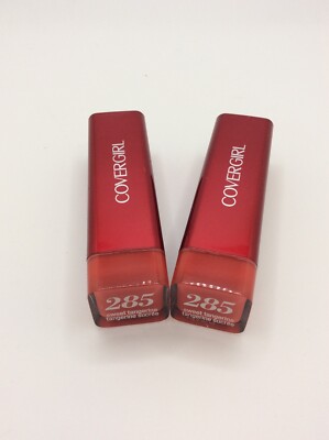 COVERGIRL Colorlicious Rich Color Lipstick Sweet Tangerine 285, .12 oz, LOT OF 2