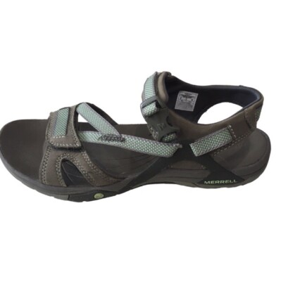 MERRELL Green Camp Vacation Activity Sandal Shoes 8