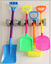 1 PC Wall Mount Magic Mop and Broom Holder Hanger Cleaning Tool Organizer
