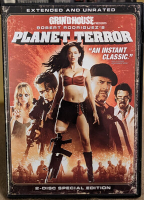 Planet Terror Extended Unrated Directors Cut 2 disk DVD Grindhouse R. Rodriguez