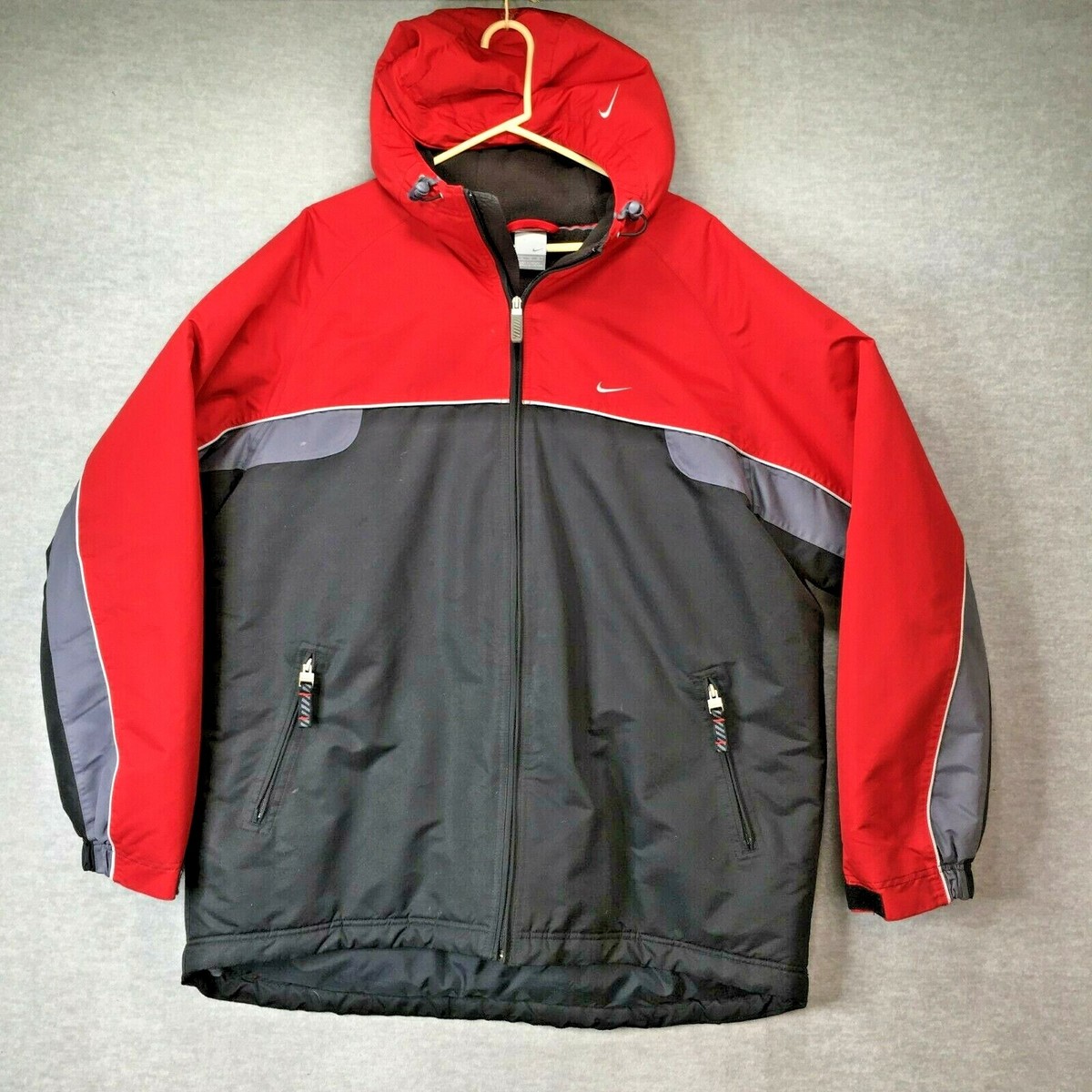 nike fleece lined jacket mens