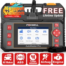 New FOXWELL NT604 Elite Diagnostic Scan Tool Car OBD2 Scanner ABS SRS Engine AT