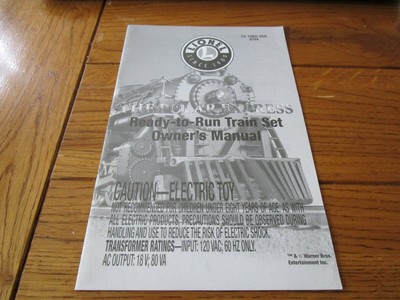 lionel polar express ready to play train set manual