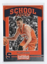 17-18 Contenders Draft School Colors RC Rookie 28 Tyler Lydon - Syracuse Orange