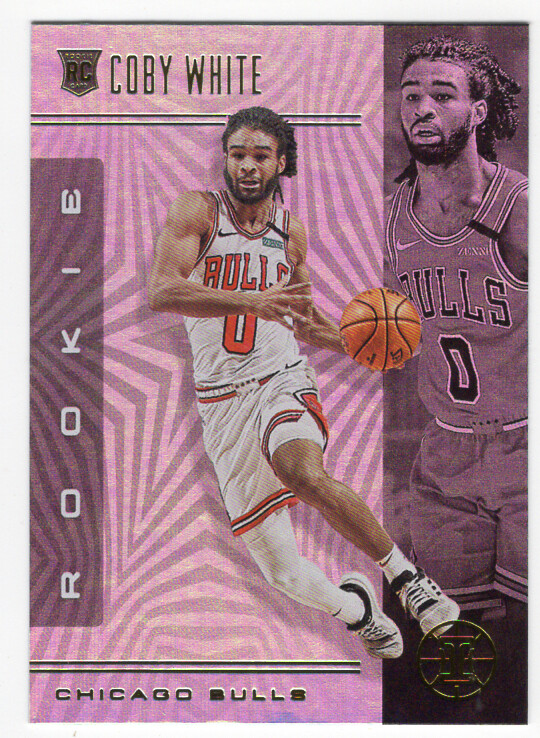 Coby White 2019-20 Panini Illusions Rookie Card #163; Bulls, North