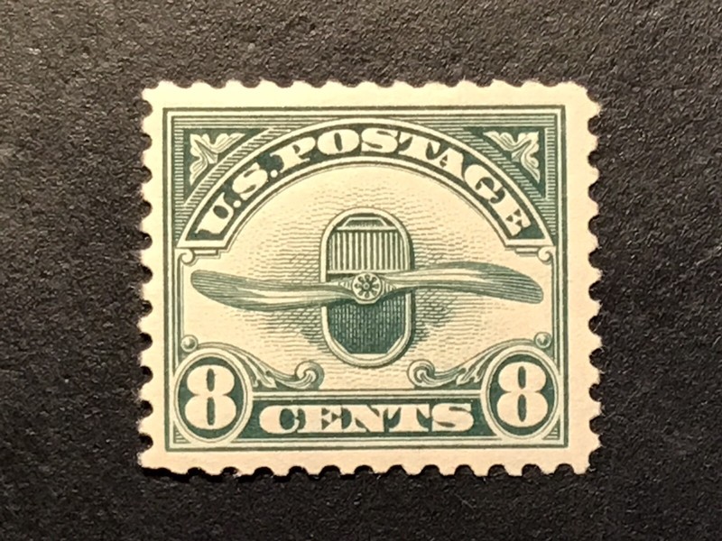 US AIRMAIL POSTAGE #C4 8 CENT 1923 MNH WELL CENTERED CV ~ $45 SEE PHOTOGRAPHS