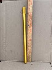 🍀NEW OLD SCHOOL BMX GOLD ALUMINUM ANODIZED 7/8” SEAT POST REDLINE MONGOOSE GT