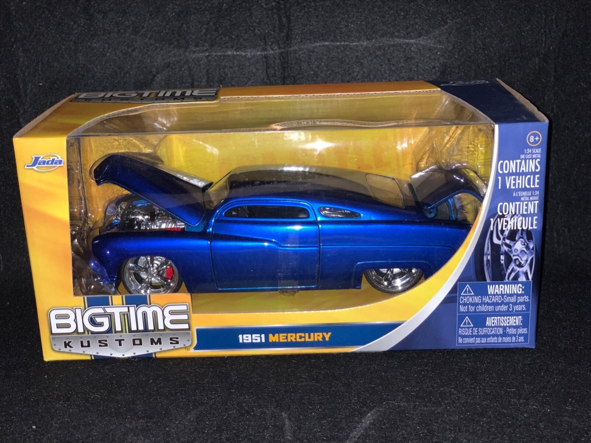 ミニカー Jada 1/24 1951 MERCURY Jada 1951 Mercury with Flame Graphics and Red Interior