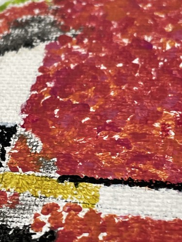 Orologio Swatch Pop Art anni 80 Raleigh Katie Faulkner Estate Find dipinto 16x12 - Foto 18 di 19