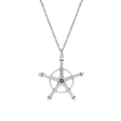Uryuu Quincy Cross & Ichigo Soul Reaper Pendant Necklace for Anime Fans