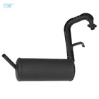 1994-2014 For Club Car DS Gas FE290 Kawasaki Motor Golf Cart Exhaust Muffler Set