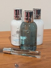 Molton Brown Coastal Cypress  Sea Fennel Lot of 4 Travel Hair Body Fragrance