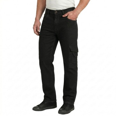 Lee Cooper Herren Arbeitshose Stretch-Denim Zimmermann Schwarz 36W 31L
